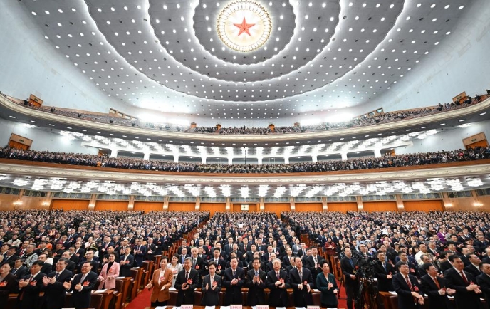 十四屆全國人大三次會議開幕會在京舉行
